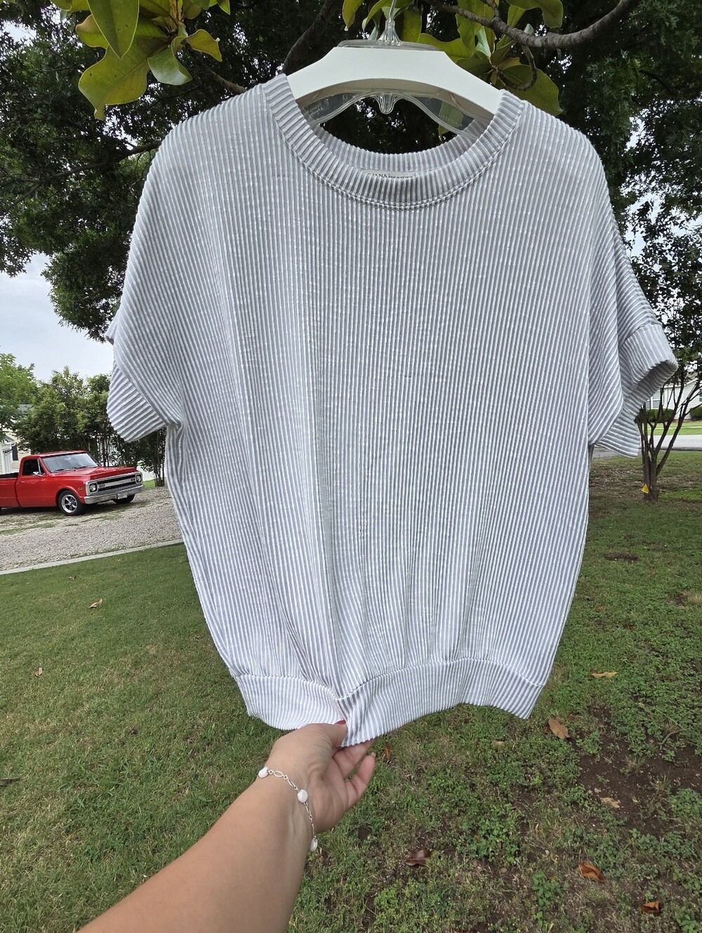 Zenana Outfitters | Tops | Zenana Ribbed Texture Top | Poshmark